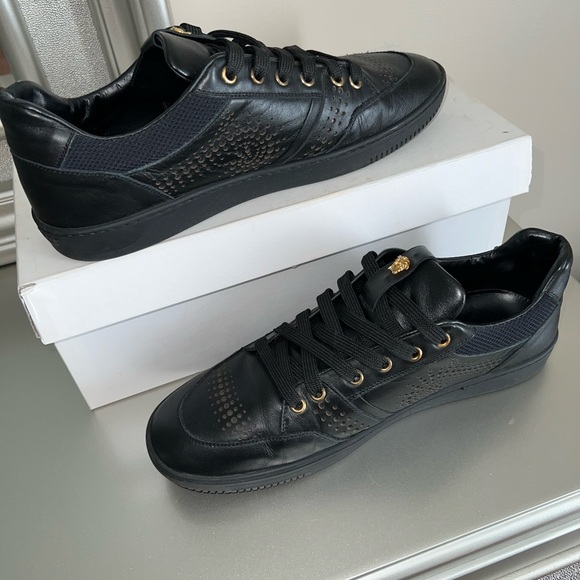 Versace Shoes Calf Skin Leather Medusa Logo - Picture 5 of 6